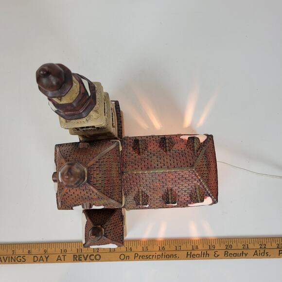 Santa's Workbench Classic Porcelain Lighted House St Mary's Cathedral 479-3998 - Picture 4 of 16